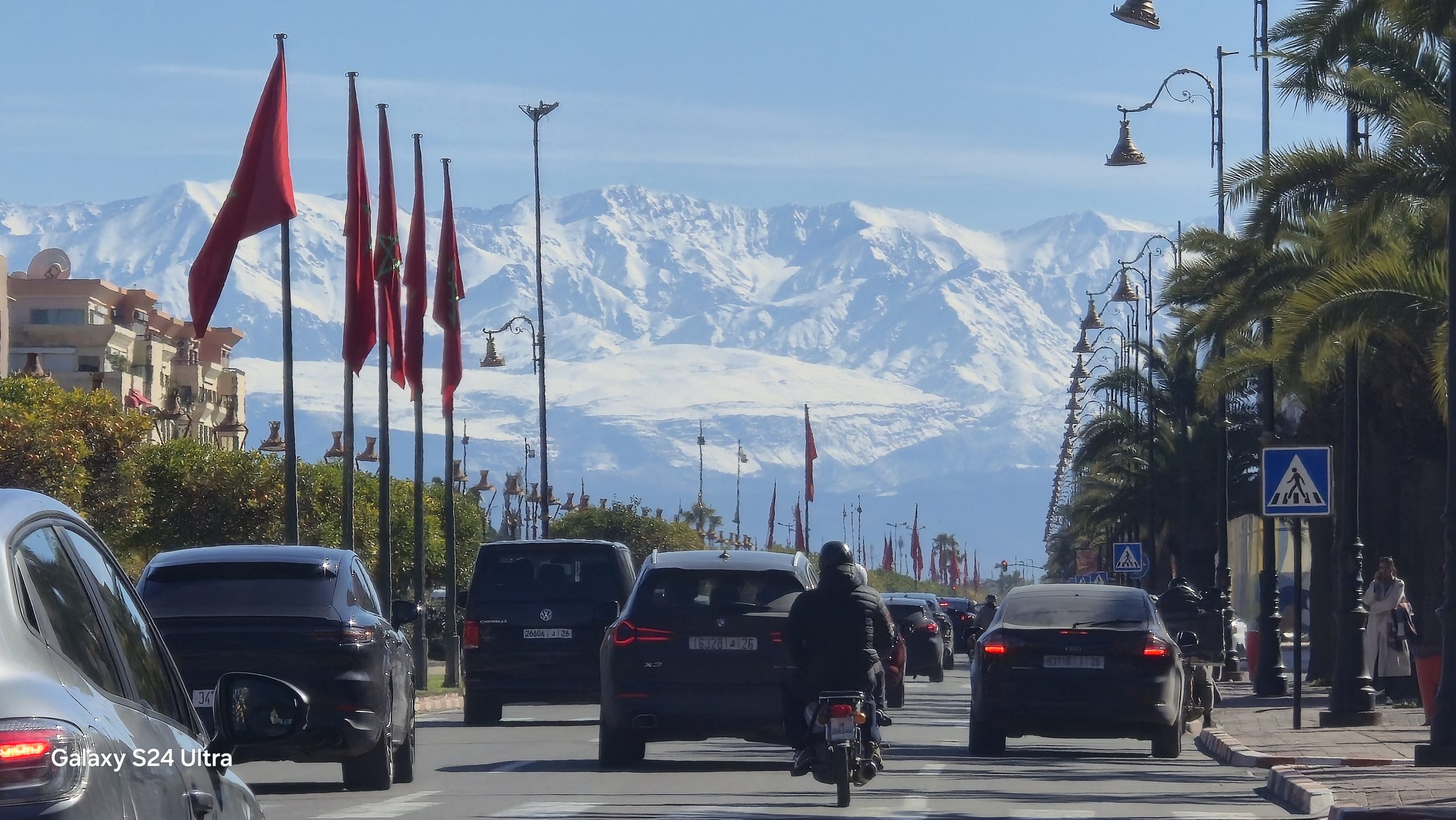 Villa à vendre Targa Marrakech – quartier résidentiel Grand boulevard résidentiel avec vue sur l'Atlas à Targa Marrakech