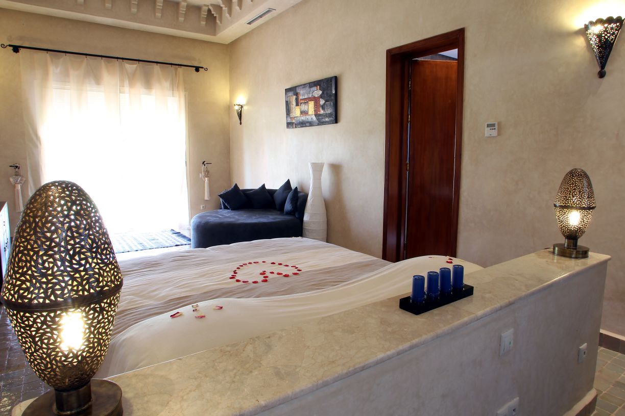 Maison quartier Targa – intérieur d'appartement Intérieur d'un appartement résidentiel à Targa Marrakech