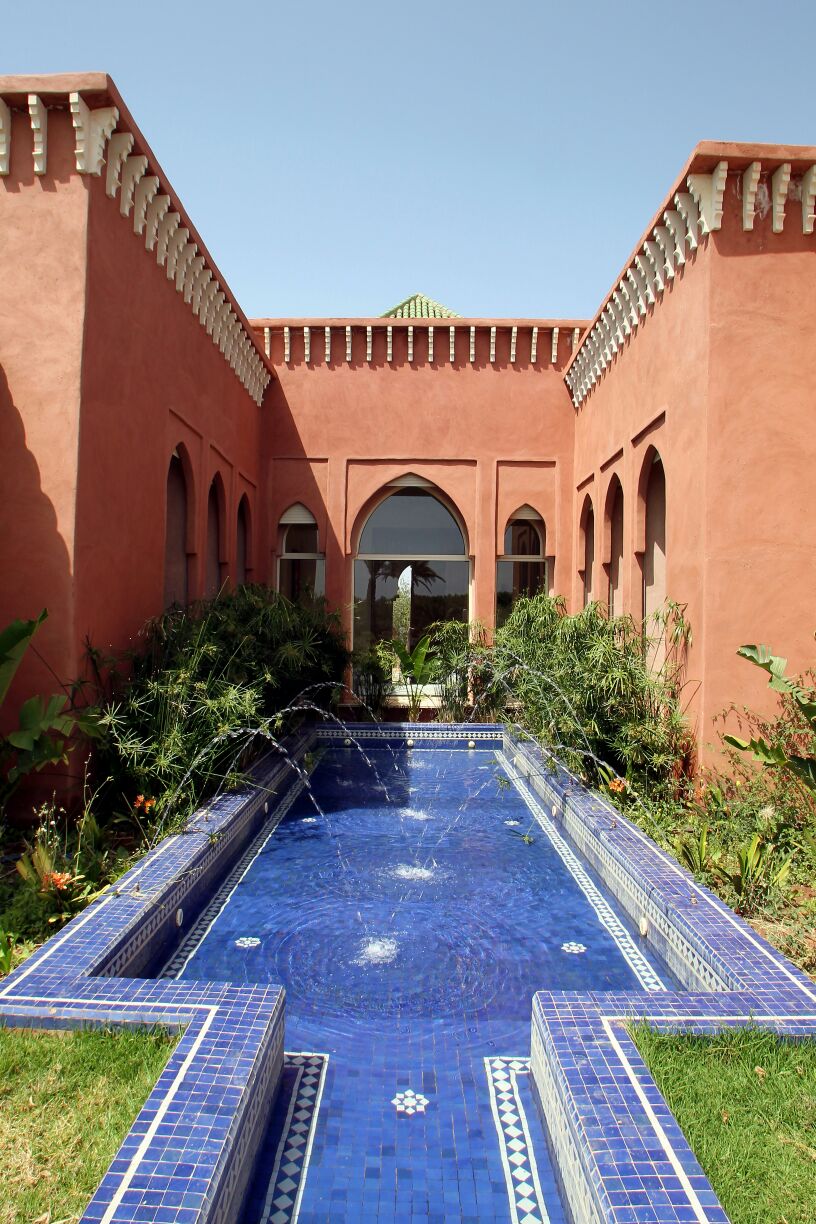 Villa de golf avec piscine et ciel dégagé à Amelkis Marrakech
