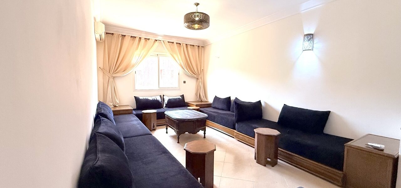 Salon marocain – appartement à vendre Azzouzia Marrakech