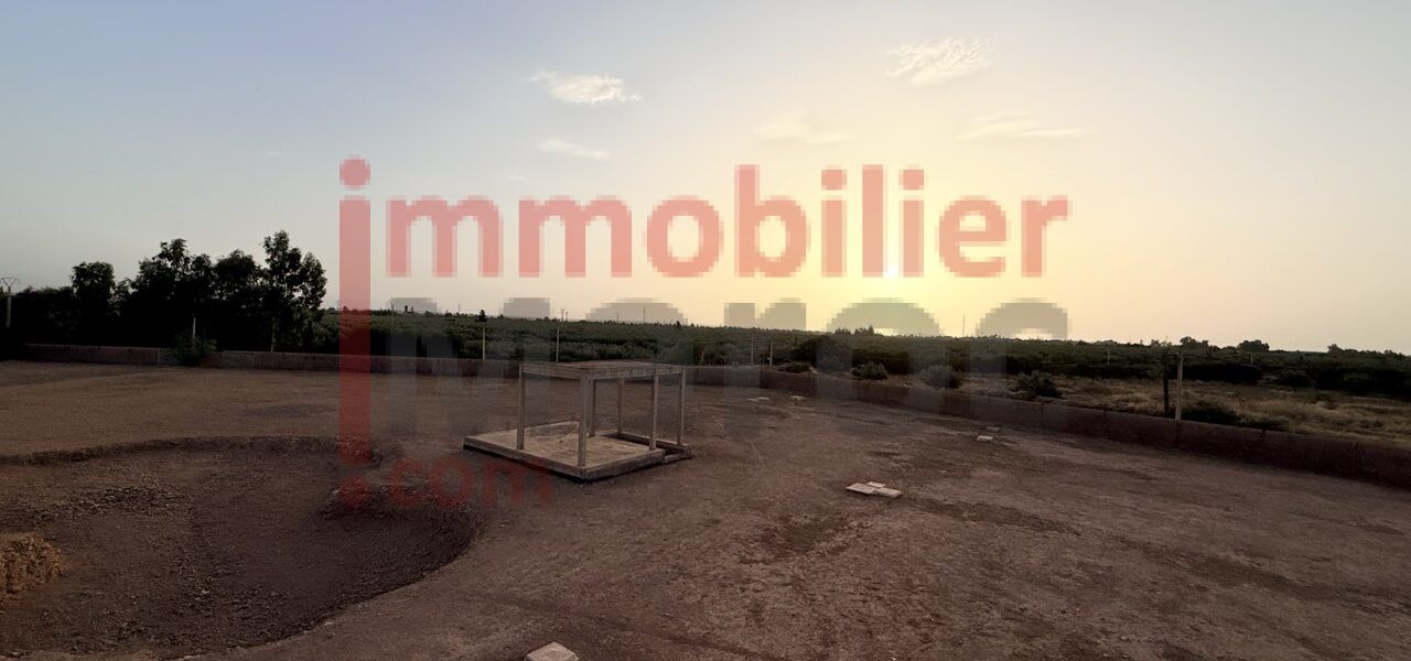 Villa semi-finie 750 m² sur 14 000 m² – Route du Barrage Marrakech – VNA définitive, vue Atlas