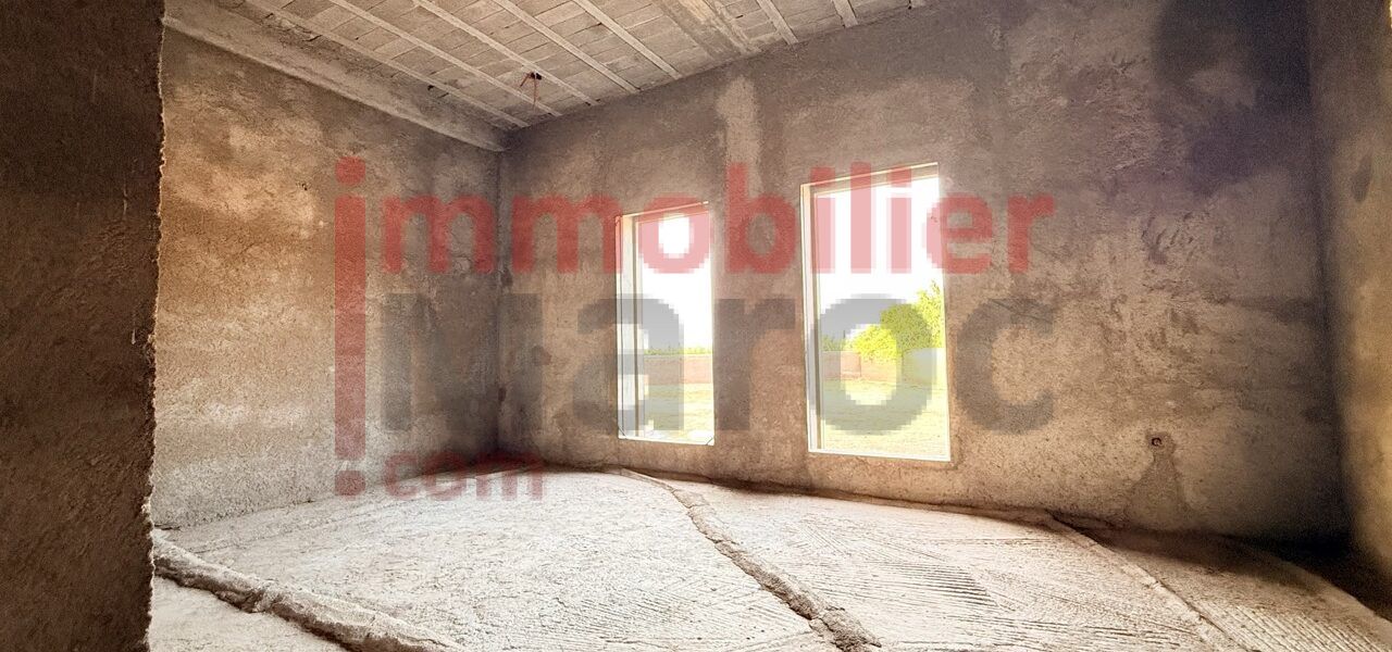 Villa semi-finie 750 m² sur 14 000 m² – Route du Barrage Marrakech – VNA définitive, vue Atlas