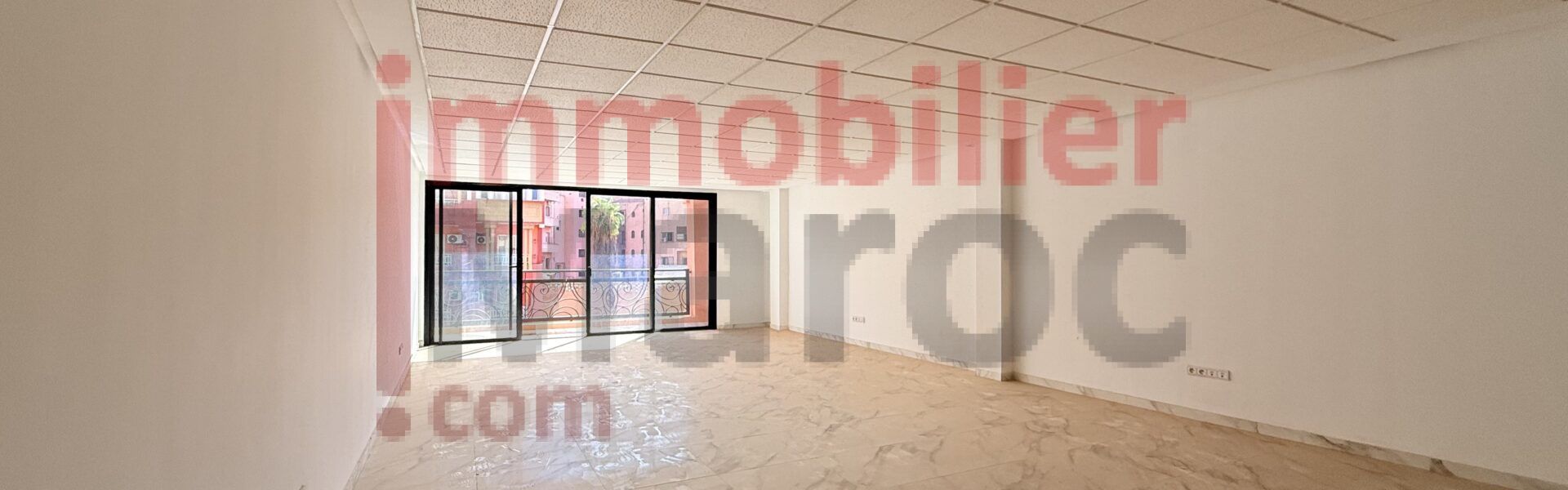 Bureau à Louer Guéliz Marrakech – 81 m² Avenue Mohammed V, 4ᵉ étage