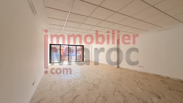 Bureau à Louer Guéliz Marrakech – 81 m² Avenue Mohammed V, 4ᵉ étage