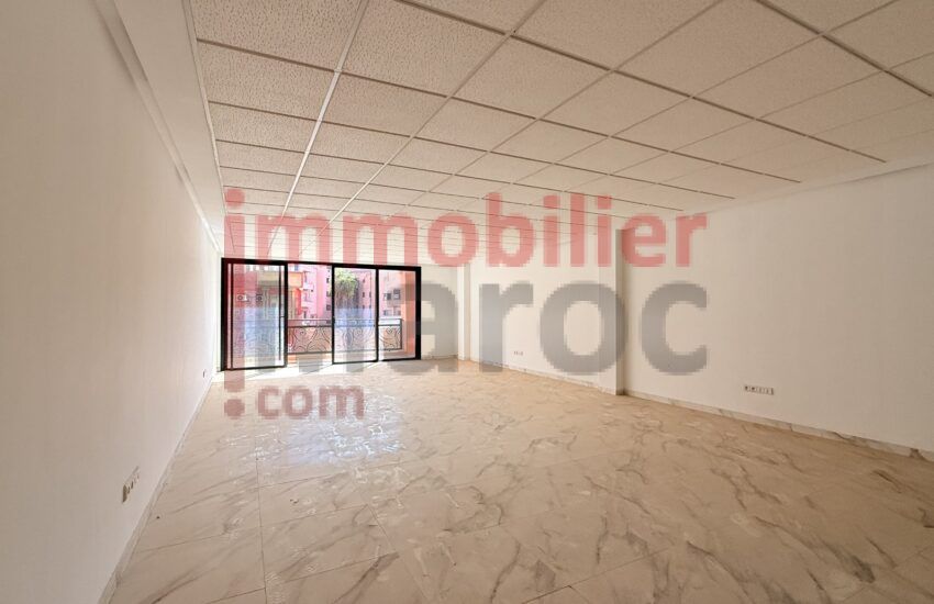Bureau à Louer Guéliz Marrakech – 81 m² Avenue Mohammed V, 4ᵉ étage