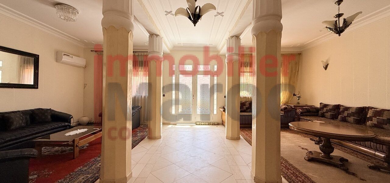 Superbe Villa Traditionnelle Marocaine à Louer – À 5 min de M Avenue