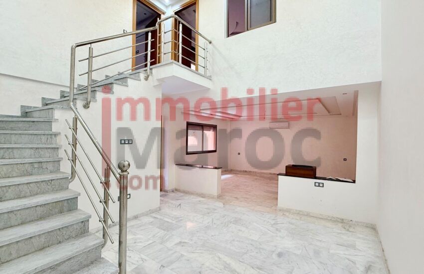 Duplex neuf 126 m² avec patio à vendre – Résidence sécurisée – Guéliz, Marrakech