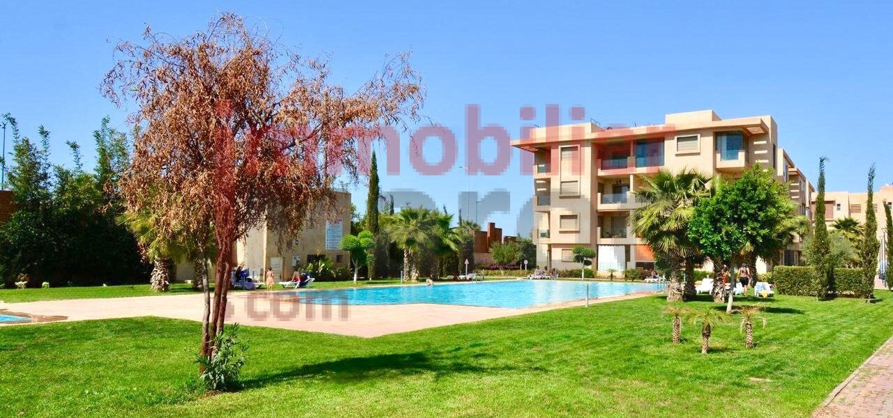 Appartement Meublé 95 m² à Louer avec Piscine – Avenue Mohammed VI, Marrakech