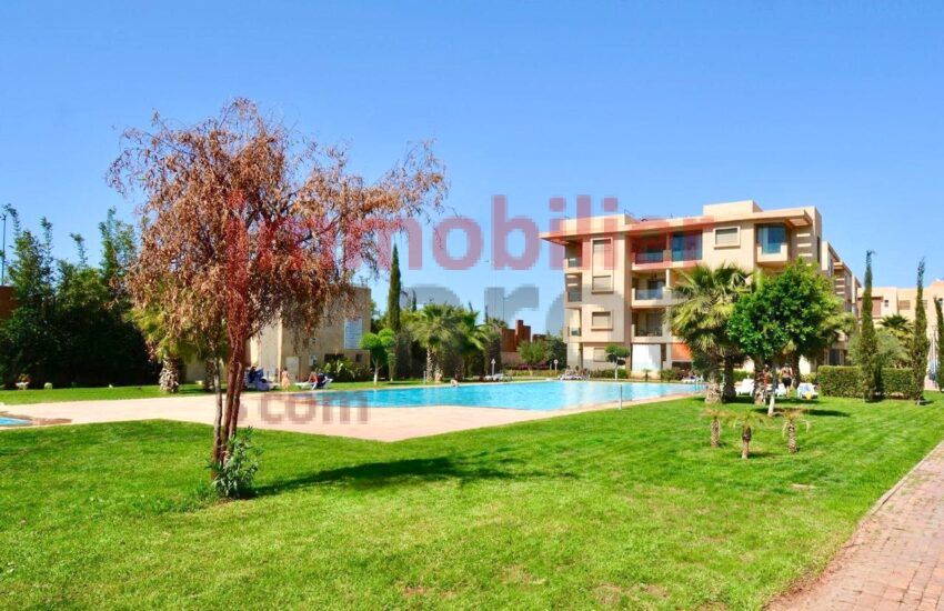 Appartement Meublé 95 m² à Louer avec Piscine – Avenue Mohammed VI, Marrakech