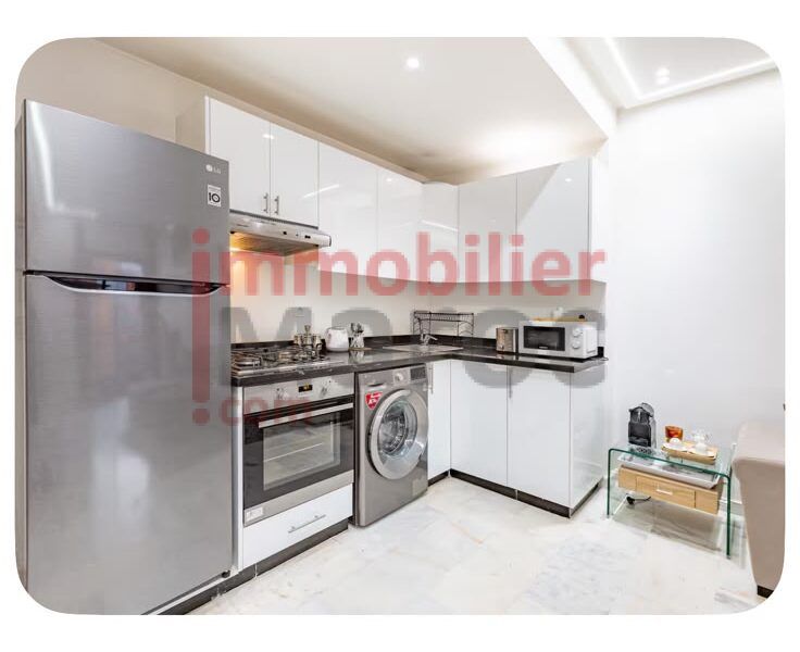 Appartement meublé 50 m² à vendre – Guéliz, secteur Église – Idéal investissement Airbnb