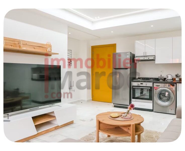 Appartement meublé 50 m² à vendre – Guéliz, secteur Église – Idéal investissement Airbnb