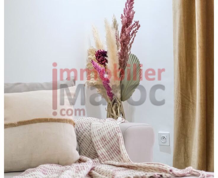 Appartement meublé 50 m² à vendre – Guéliz, secteur Église – Idéal investissement Airbnb