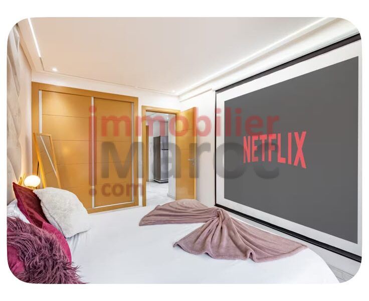 Appartement meublé 50 m² à vendre – Guéliz, secteur Église – Idéal investissement Airbnb
