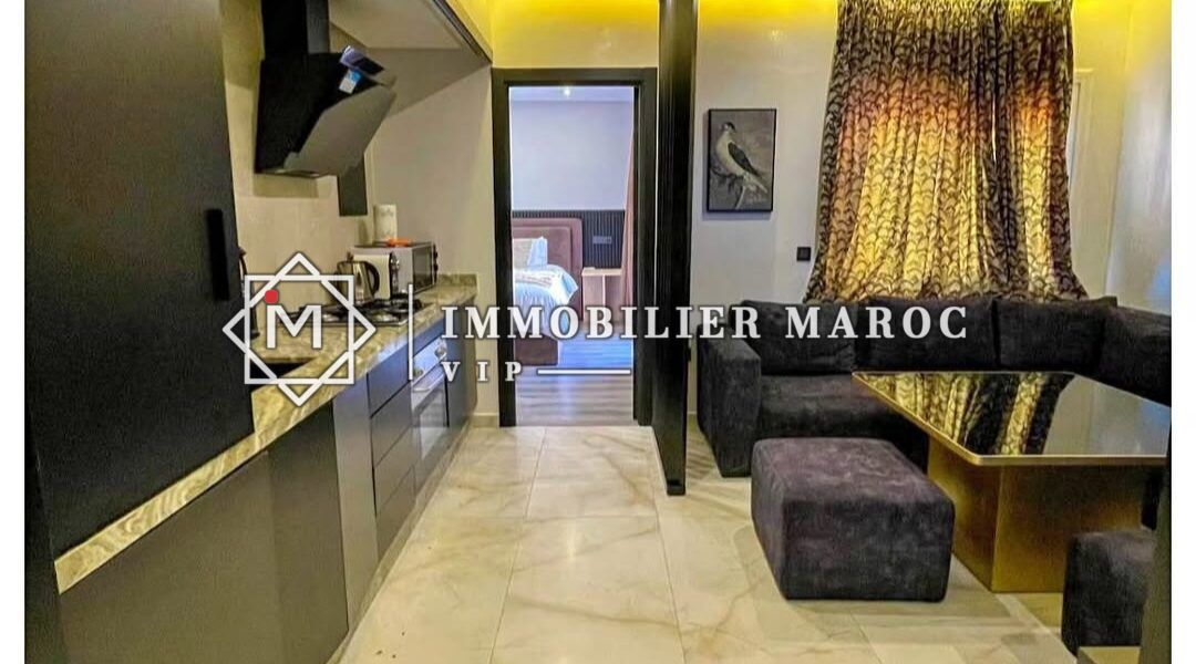 Studio Haut de Gamme Meublé avec Piscine & Gym – Boulevard Abdelkrim El Khattabi, Guéliz Marrakech