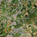 Vue satellite du terrain de 80 ha à vendre sur la Route de Zaër, secteur Sidi Yahya Zaër, Rabat