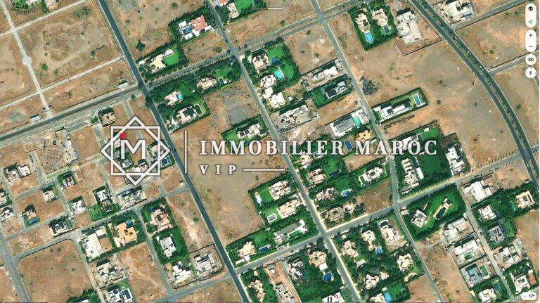 Deux terrains de 2 400 m² à vendre avenue Mohammed VI, Agdal, Marrakech – titre foncier