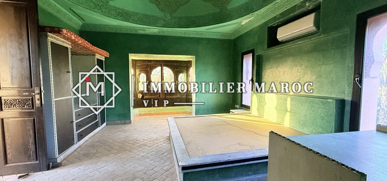 Suite du riad 2 avec vue sur l'Atlas – domaine de 15 suites à vendre Palmeraie Marrakech