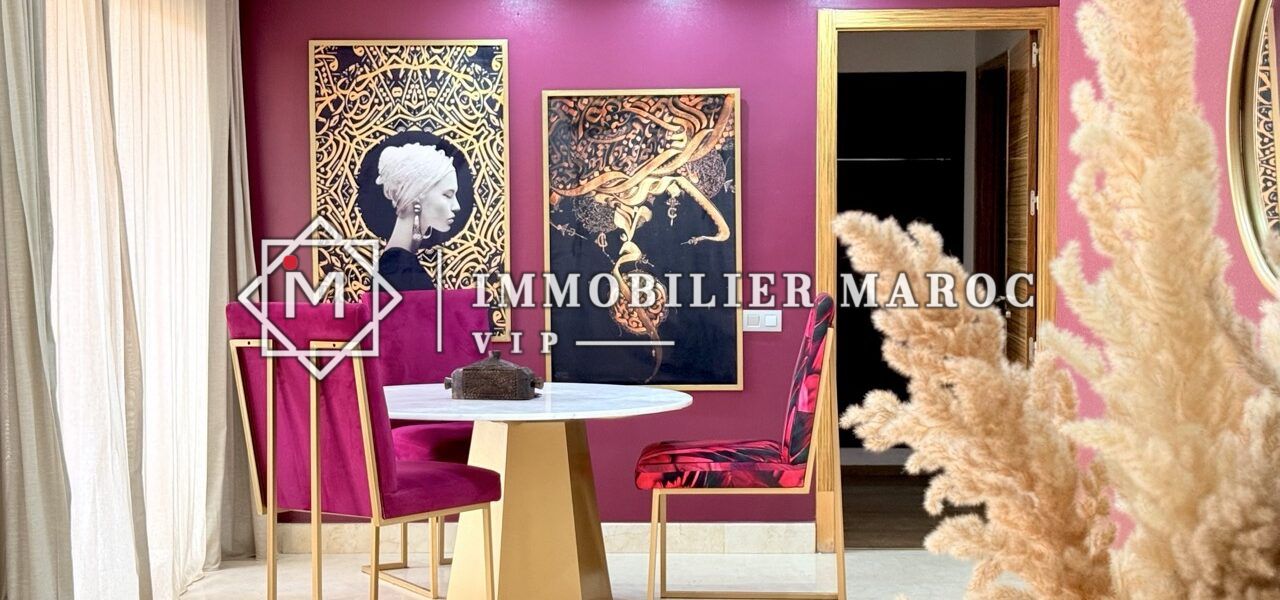 Appartement Meublé à Vendre Guéliz Centre, Marrakech – Près de Carré Eden, Résidence Sécurisée
