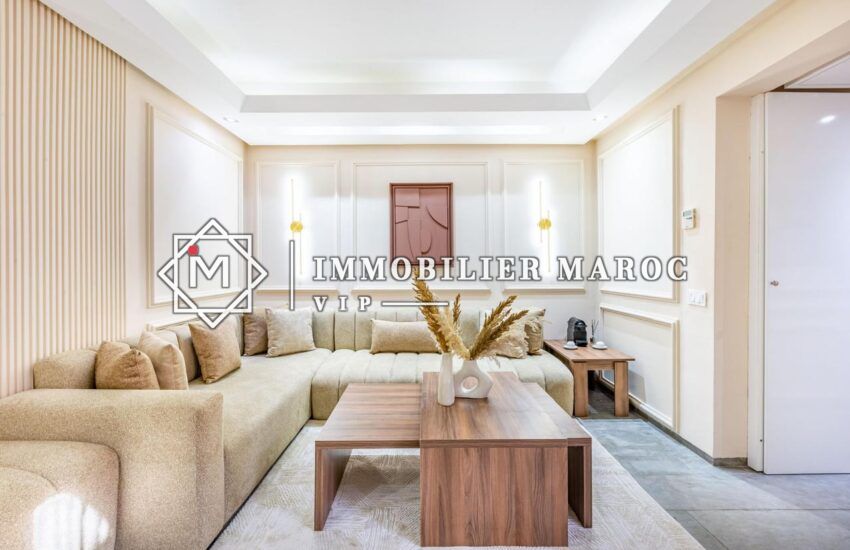 Appartement Meublé 50 m² à Vendre à Guéliz, Marrakech – Résidence Sécurisée