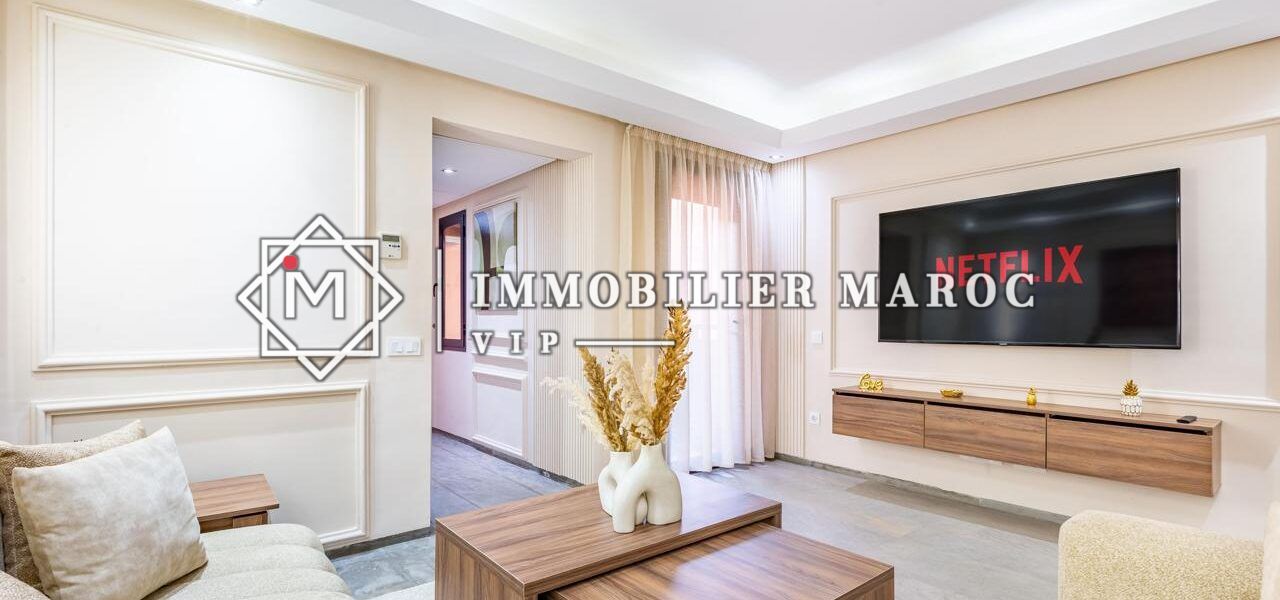 Appartement Meublé 50 m² à Vendre à Guéliz, Marrakech – Résidence Sécurisée