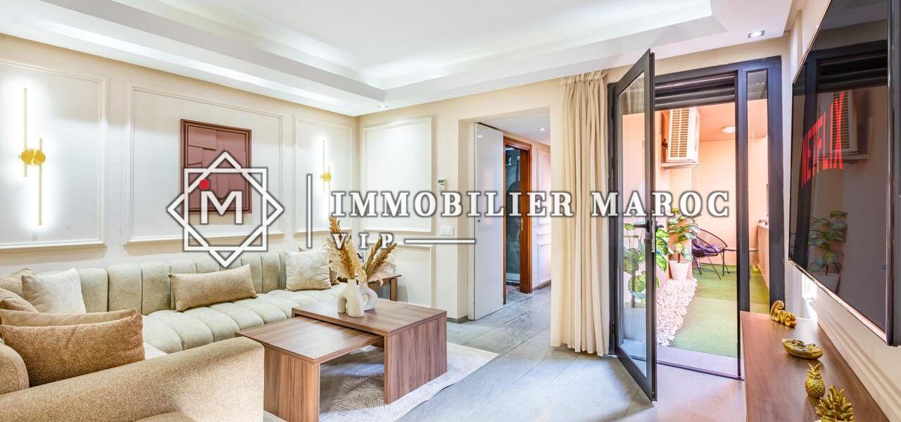 Appartement Meublé 50 m² à Vendre à Guéliz, Marrakech – Résidence Sécurisée