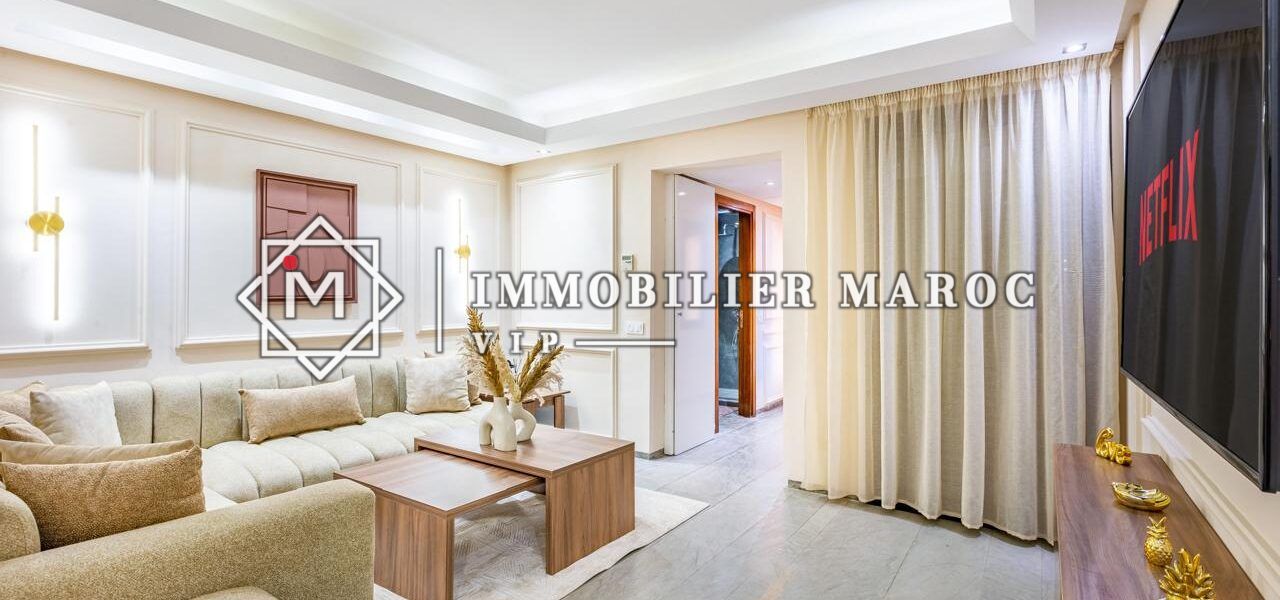 Appartement Meublé 50 m² à Vendre à Guéliz, Marrakech – Résidence Sécurisée