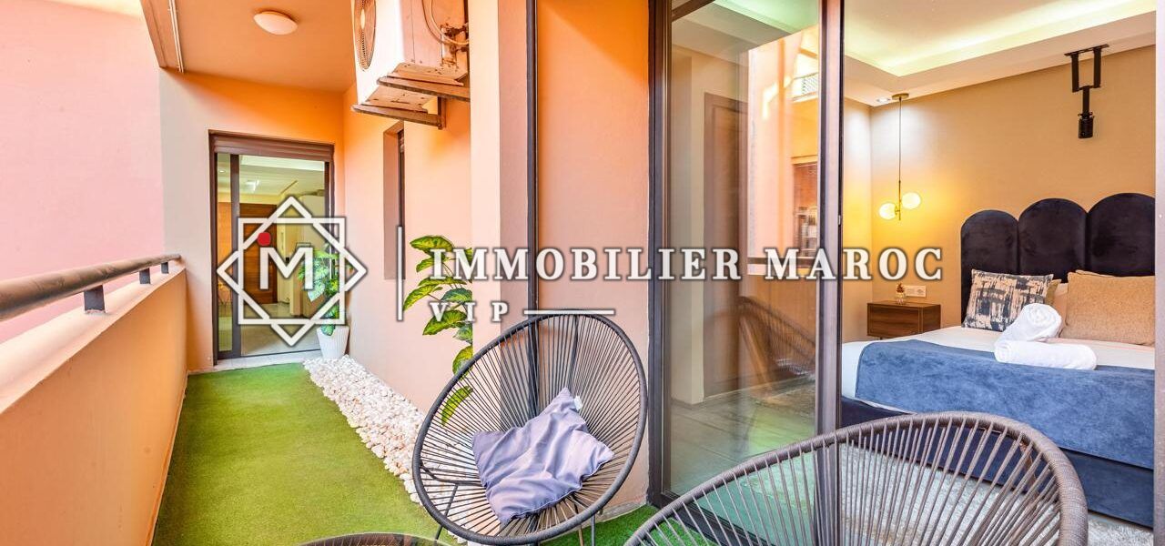 Appartement Meublé 50 m² à Vendre à Guéliz, Marrakech – Résidence Sécurisée