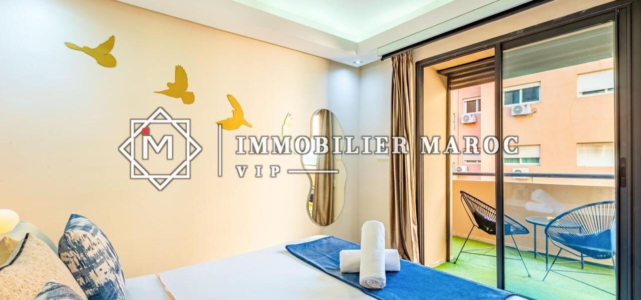 Appartement Meublé 50 m² à Vendre à Guéliz, Marrakech – Résidence Sécurisée