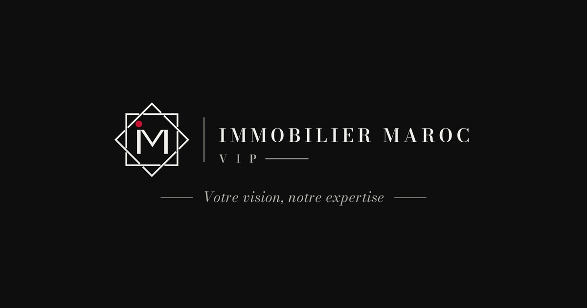 Nouveau logo Immobilier Maroc VIP, agence immobilière à Marrakech